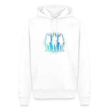 Climbing Kletterer Klettern Bouldern Bouldering - Männer Premium Bio Hoodie - Weiß - Vorne - Nico (187cm)