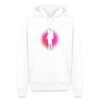Grimpeurs Escalade Homme Bloc - Sweat à capuche Premium bio Homme - blanc - Devant - Nico (187cm)