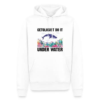 Tauchen Taucher Wissenschaftler Cetologie Cetologe - Männer Premium Bio Hoodie - Weiß - Vorne - Nico (187cm)
