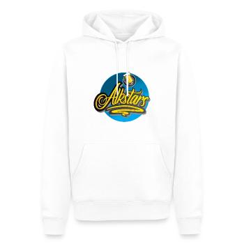 Alkstars Party Crew Sauftour - Männer Premium Bio Hoodie - Weiß - Vorne - Nico (187cm)