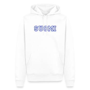 suomi - Männer Premium Bio Hoodie - Weiß - Vorne - Nico (187cm)