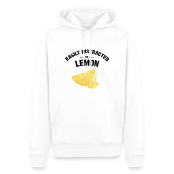 Lemonade Lemon Lemonade Lemonade Lemonade Stand Design - Men’s Premium Organic Hoodie - white - Front - Nico (187cm)