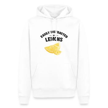 Lemonade Lemon Lemonade Lemonade Lemonade Stand Design - Men’s Premium Organic Hoodie - white - Front - Nico (187cm)