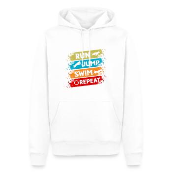 Sports nautiques pour chiens et sports nautiques pour chiens - Sweat à capuche Premium bio Homme - blanc - Devant - Nico (187cm)