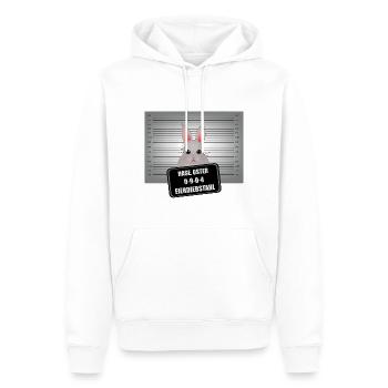 Osterhase - EIERDIEBSTAHL - Männer Premium Bio Hoodie - Weiß - Vorne - Nico (187cm)