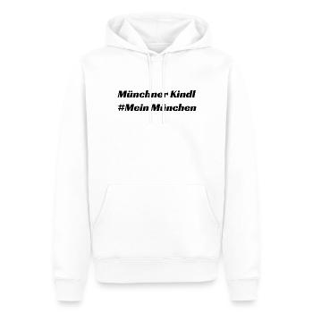 Munich - Männer Premium Bio Hoodie - Weiß - Vorne - Nico (187cm)