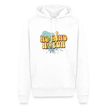 Kitesurf Kitesurfer Kiteboard - Sweat à capuche Premium bio Homme - blanc - Devant - Nico (187cm)
