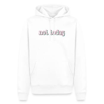 Not today - Funny saying gift idea - Men’s Premium Organic Hoodie - white - Front - Nico (187cm)