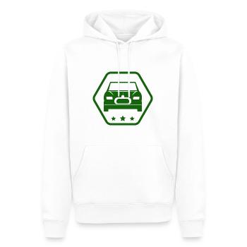 Car - Bus - Oldtimer - Nostalgic - Men’s Premium Organic Hoodie - white - Front - Nico (187cm)