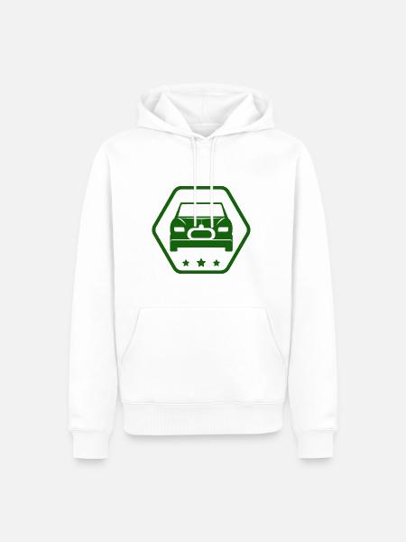 Car - Bus - Oldtimer - Nostalgic - Men’s Premium Organic Hoodie - white