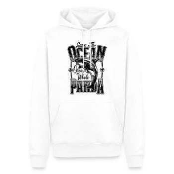Save The Sea Pandas Rescue Killer Whale Orcas - Men’s Premium Organic Hoodie - white - Front - Nico (187cm)