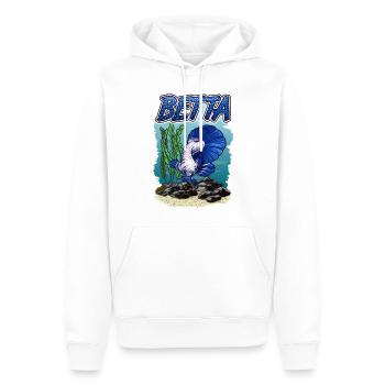 Betta Fish Aquarium pour les pisciculteurs - Sweat à capuche Premium bio Homme - blanc - Devant - Nico (187cm)