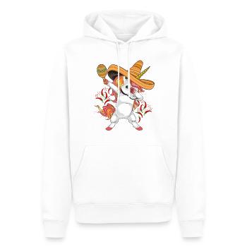 Cinco De Mayo Party Süßes Dabbing mexikanisches Einhorn - Männer Premium Bio Hoodie - Weiß - Vorne - Nico (187cm)