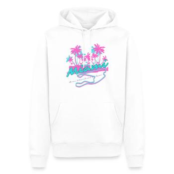 Grand Prix Miami, Florida Saison 2024 - Männer Premium Bio Hoodie - Weiß - Vorne - Nico (187cm)