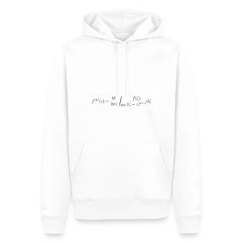 Cauchy Integralformel - Männer Premium Bio Hoodie - Weiß - Vorne - Nico (187cm)
