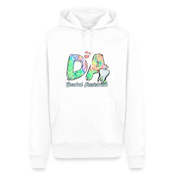 Zahnarzt Zahnarzthelferin Praxis Zähne I Geschenk - Männer Premium Bio Hoodie - Weiß - Vorne - Nico (187cm)