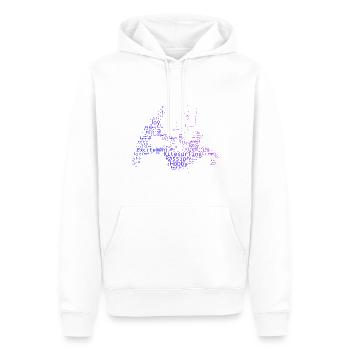 Kitesurf Homme Kitesurfer Kitesurf Kitesurf - Sweat à capuche Premium bio Homme - blanc - Devant - Nico (187cm)