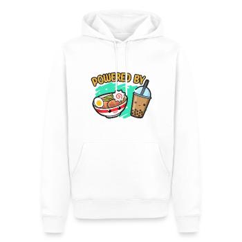 Cuisine asiatique japonaise Thé Ramen I Cadeau - Sweat à capuche Premium bio Homme - blanc - Devant - Nico (187cm)