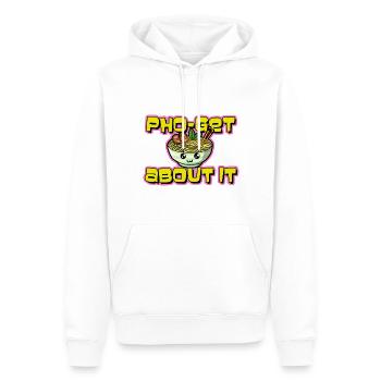 Viet Pho Crazy Noodles Soup Vietnam I Cadeau - Sweat à capuche Premium bio Homme - blanc - Devant - Nico (187cm)