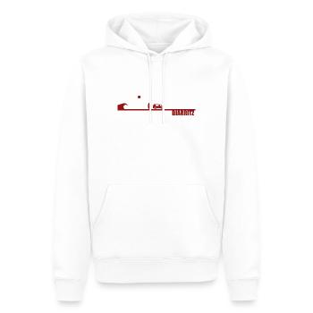 Biarritz Wave Surf Van Leben - Männer Premium Bio Hoodie - Weiß - Vorne - Nico (187cm)