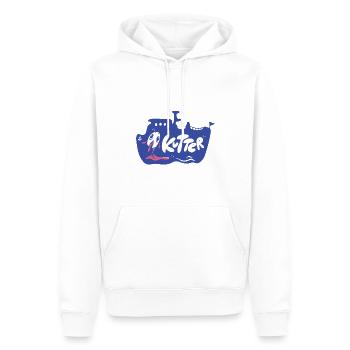 Fischkutter - Männer Premium Bio Hoodie - Weiß - Vorne - Nico (187cm)