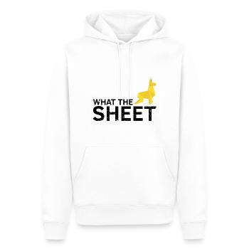 Design coloré Kirigami Origami - Sweat à capuche Premium bio Homme - blanc - Devant - Nico (187cm)