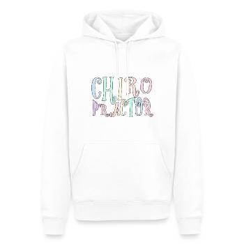 Chiropraticien Physiothérapeute Vintage I Cadeau - Sweat à capuche Premium bio Homme - blanc - Devant - Nico (187cm)