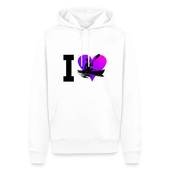 Kayak Kayak Femme Canoë Kayak Homme - Sweat à capuche Premium bio Homme - blanc - Devant - Nico (187cm)