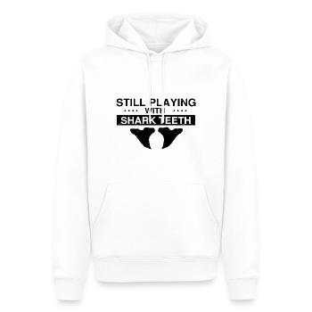 Paläontologe Designs Fossil Hunter Student - Männer Premium Bio Hoodie - Weiß - Vorne - Nico (187cm)