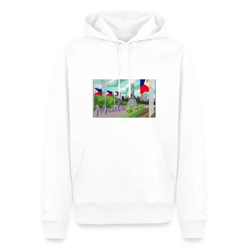 Philippines Paysage philippin Manille I Cadeau - Sweat à capuche Premium bio Homme - blanc - Devant - Nico (187cm)