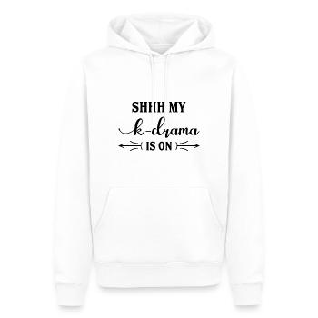 K-Pop K-Drama Kdrama Kpop Koreanisch Seoul - Männer Premium Bio Hoodie - Weiß - Vorne - Nico (187cm)