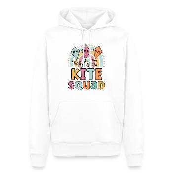 Kite Squad Funny Matching pour filles Kite Flyers - Sweat à capuche Premium bio Homme - blanc - Devant - Nico (187cm)