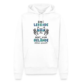 Matura 2024 Mittelschule Abschluss Maturant - Männer Premium Bio Hoodie - Weiß - Vorne - Nico (187cm)