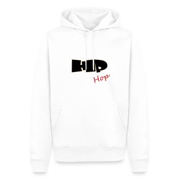 Hip Hop Rap hip hop - Männer Premium Bio Hoodie - Weiß - Vorne - Nico (187cm)