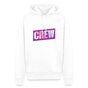 Crew - Men’s Premium Organic Hoodie - white - Front - Nico (187cm)
