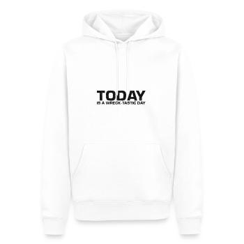 Conception de démolition et de rénovation de maisons - Sweat à capuche Premium bio Homme - blanc - Devant - Nico (187cm)