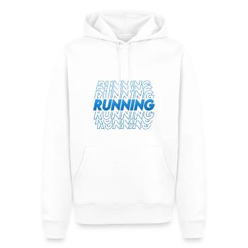 Running: Casual Wear for Those Who Live To The Fullest - Men’s Premium Organic Hoodie - white - Front - Nico (187cm)