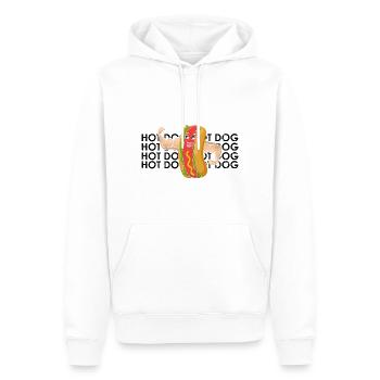 Culturisme Hot Dog Fitness Gym Hotdog - Sweat à capuche Premium bio Homme - blanc - Devant - Nico (187cm)