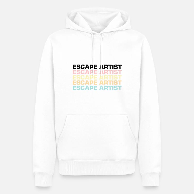 Lockpicking Lock Picking Aufsperrdienst Designs - Männer Premium Bio Hoodie - Weiß