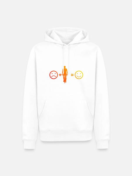 Cycling Cycling Ladies Cycling Cycling - Men’s Premium Organic Hoodie - white