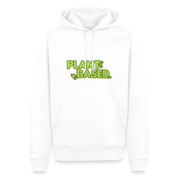 Légume Végétarien Végétalien Vintage I Cadeau - Sweat à capuche Premium bio Homme - blanc - Devant - Nico (187cm)