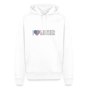 I love mother - Mother Day - Männer Premium Bio Hoodie - Weiß - Vorne - Nico (187cm)