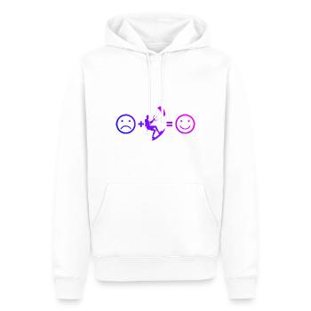 Kitesurf Kitesurf Kite Hommes Kiting - Sweat à capuche Premium bio Homme - blanc - Devant - Nico (187cm)