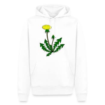 Löwenzahn Pusteblume - Männer Premium Bio Hoodie - Weiß - Vorne - Nico (187cm)