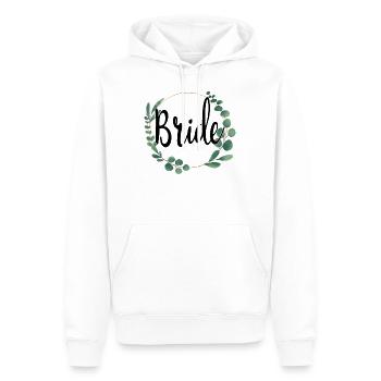 Mariée mariée pour être couronne de fleurs fleurs engagement JGA - Sweat à capuche Premium bio Homme - blanc - Devant - Nico (187cm)