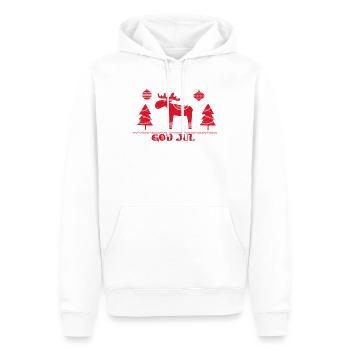 Christmas - Men’s Premium Organic Hoodie - white - Front - Nico (187cm)