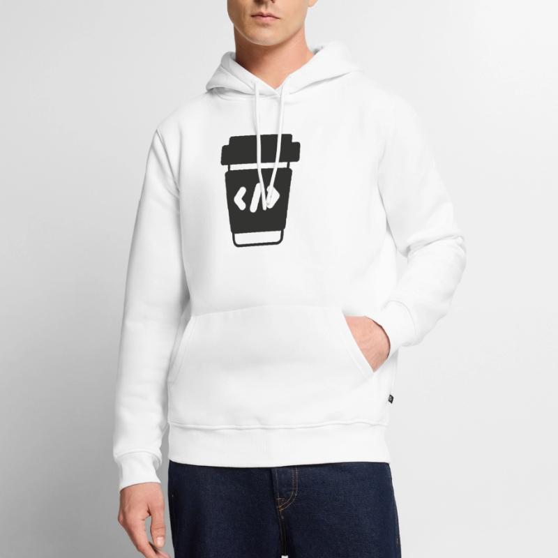 Programmierer Coder Coding Kaffee Männer Premium Bio Hoodie