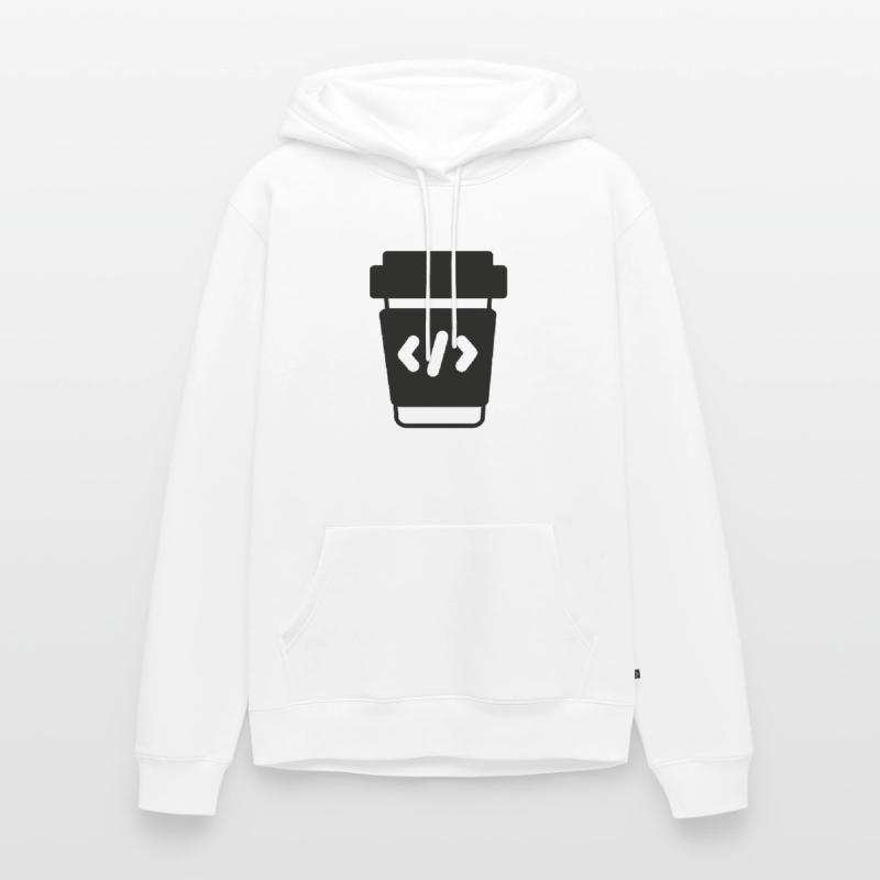 Programmierer Coder Coding Kaffee Männer Premium Bio Hoodie