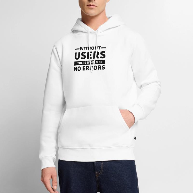 Coder Programmer User Error Coding Men’s Premium Organic Hoodie