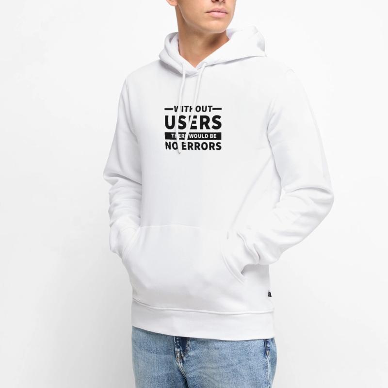 Coder Programmer User Error Coding Men’s Premium Organic Hoodie